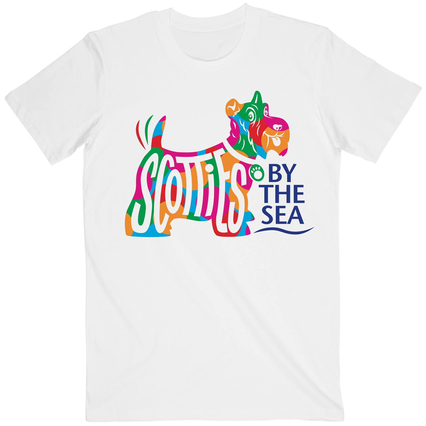 Scotties by the Sea - Unisex Colour Logo Tee