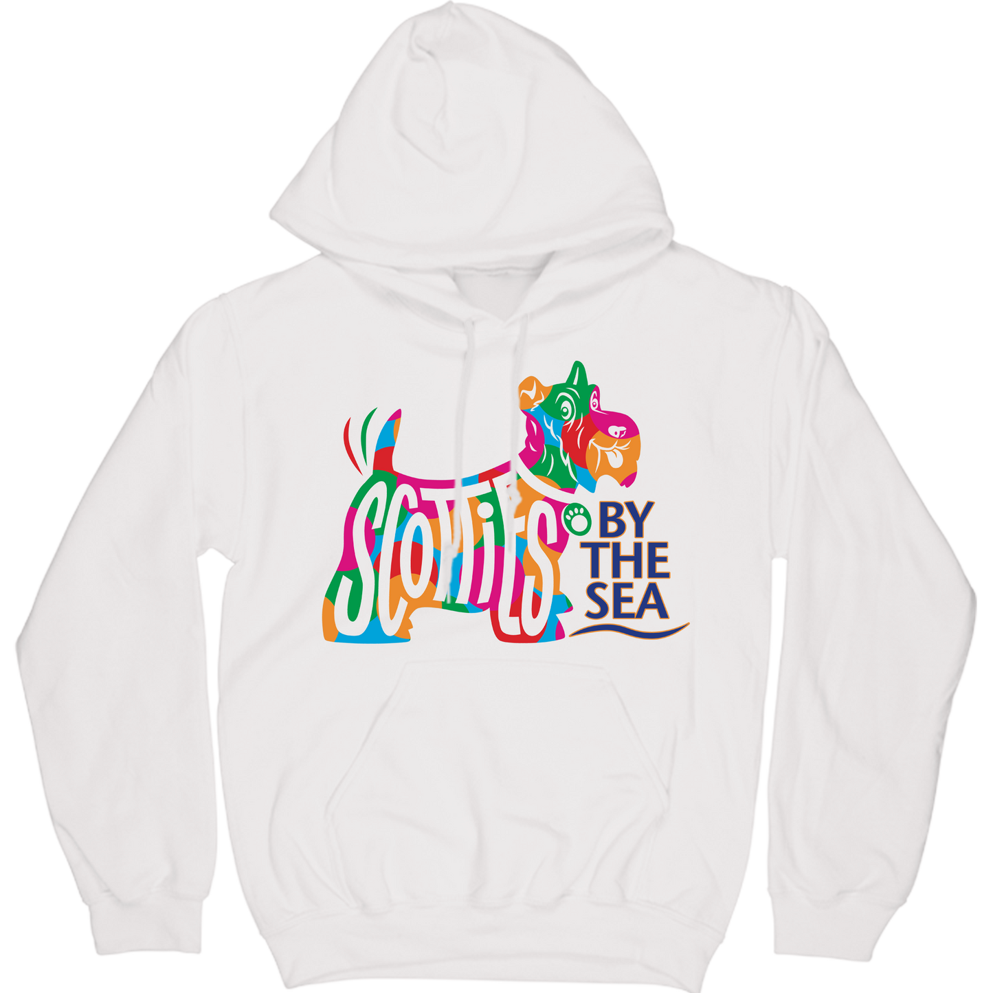 Scotties by the Sea - White Hoodie